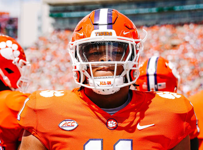 Freshman defensive lineman Peter Woods. (Clemson Athletics)